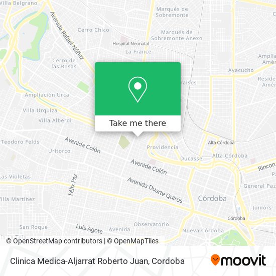Clinica Medica-Aljarrat Roberto Juan map
