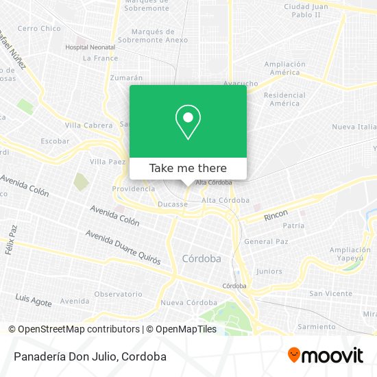 Panadería Don Julio map