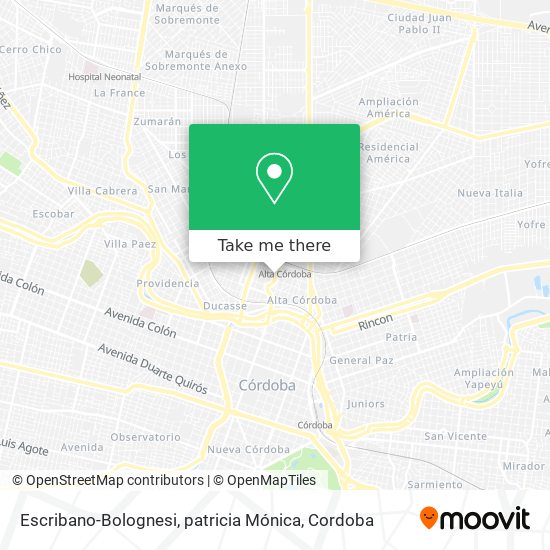 Escribano-Bolognesi, patricia Mónica map