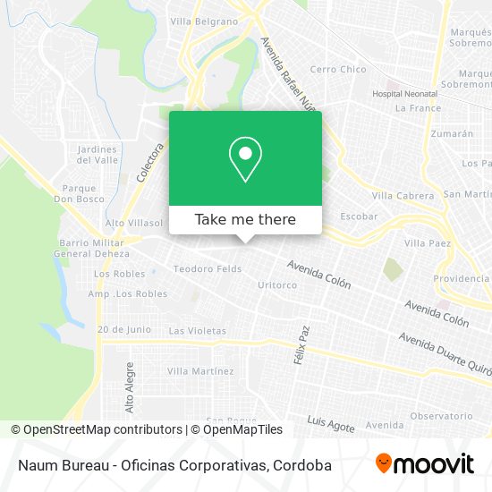 Naum Bureau - Oficinas Corporativas map