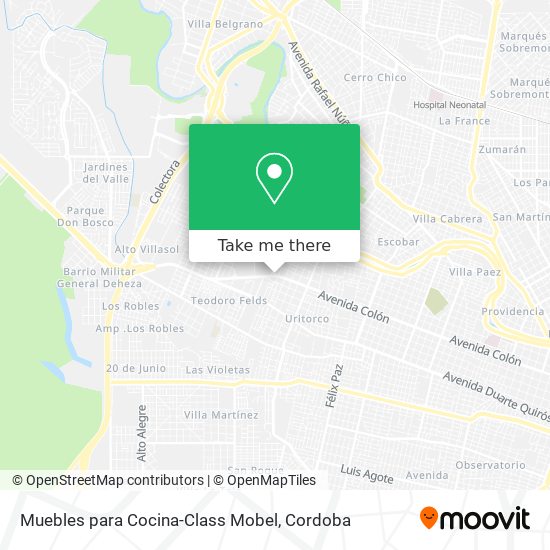 Muebles para Cocina-Class Mobel map
