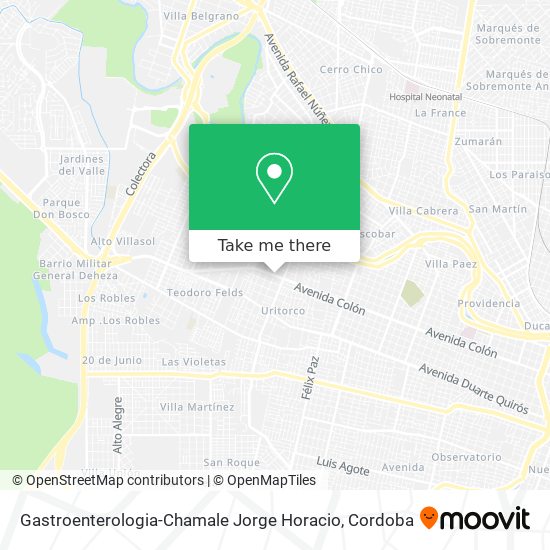 Mapa de Gastroenterologia-Chamale Jorge Horacio