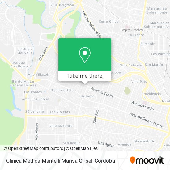 Clinica Medica-Mantelli Marisa Grisel map