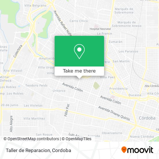 Taller de Reparacion map