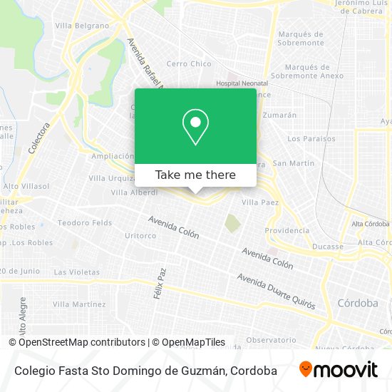 Colegio Fasta Sto Domingo de Guzmán map