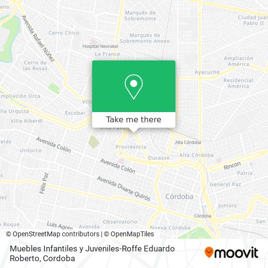 Muebles Infantiles y Juveniles-Roffe Eduardo Roberto map