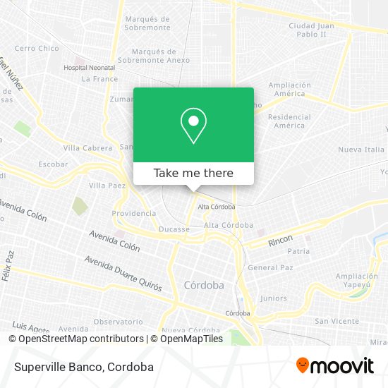 Superville Banco map