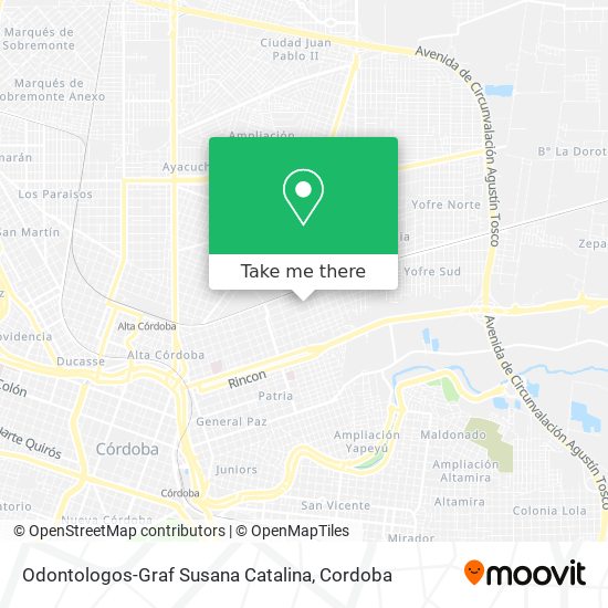 Odontologos-Graf Susana Catalina map