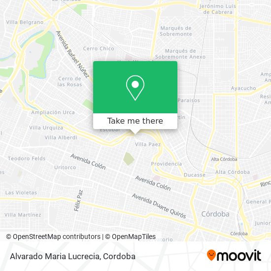 Alvarado Maria Lucrecia map