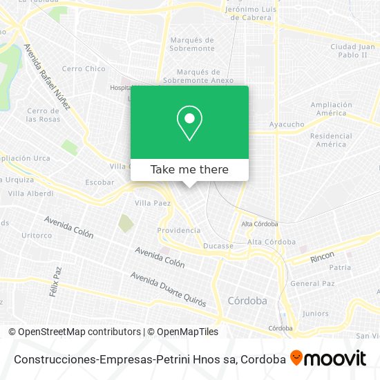 Mapa de Construcciones-Empresas-Petrini Hnos sa