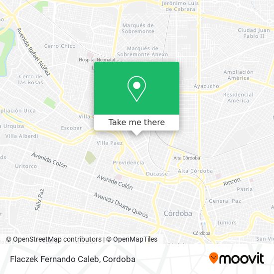 Flaczek Fernando Caleb map