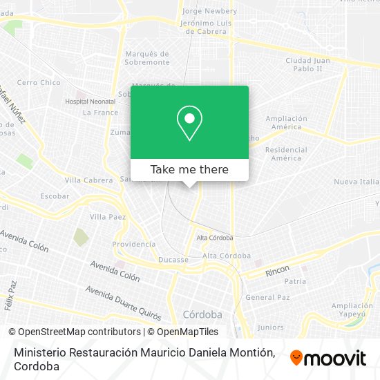Mapa de Ministerio Restauración Mauricio Daniela Montión