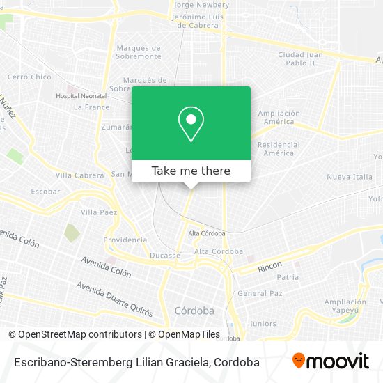 Escribano-Steremberg Lilian Graciela map