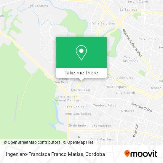 Ingeniero-Francisca Franco Matias map