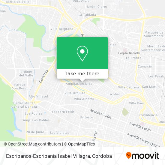 Escribanos-Escribania Isabel Villagra map