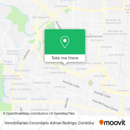 Inmobiliarias-Cocordano Adrian Rodrigo map