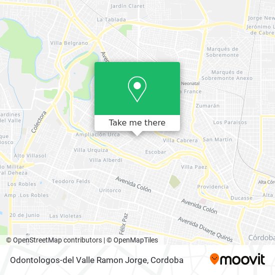Odontologos-del Valle Ramon Jorge map