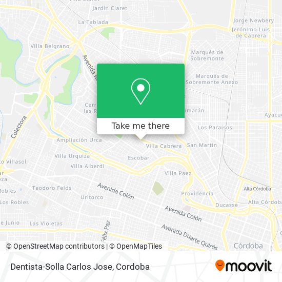 Mapa de Dentista-Solla Carlos Jose