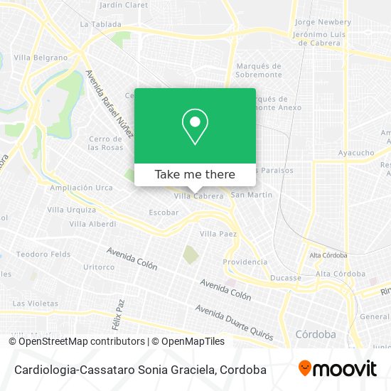 Cardiologia-Cassataro Sonia Graciela map