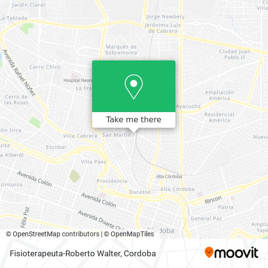 Fisioterapeuta-Roberto Walter map