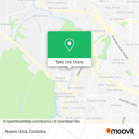 Mapa de Nuevo Urca