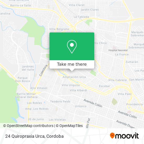 Mapa de 24 Quiropraxia Urca