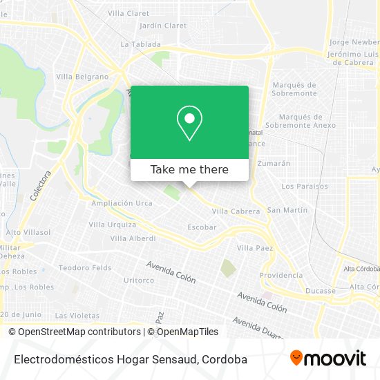 Electrodomésticos Hogar Sensaud map