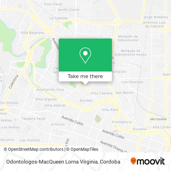 Odontologos-MacQueen Lorna Virginia map