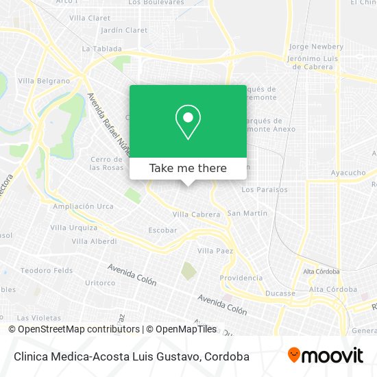 How to get to Clinica Medica-Acosta Luis Gustavo in Capital by Colectivo?