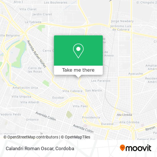 Mapa de Calandri Roman Oscar