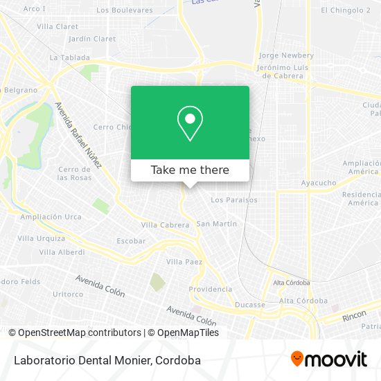 Mapa de Laboratorio Dental Monier