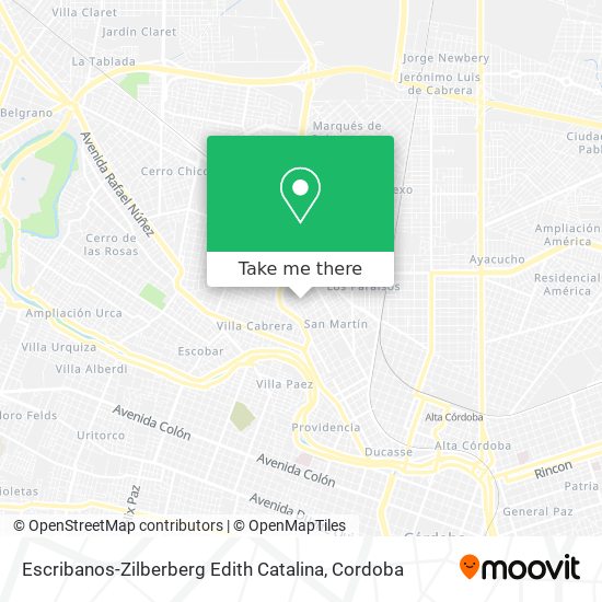 Escribanos-Zilberberg Edith Catalina map