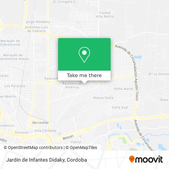 Jardín de Infantes Didaky map