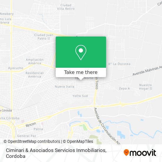 Ciminari & Asociados Servicios Inmobiliarios map