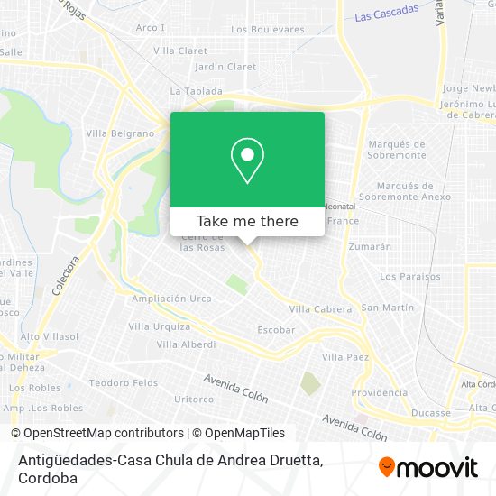 Mapa de Antigüedades-Casa Chula de Andrea Druetta