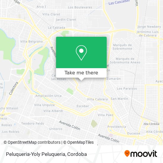 Mapa de Peluqueria-Yoly Peluqueria