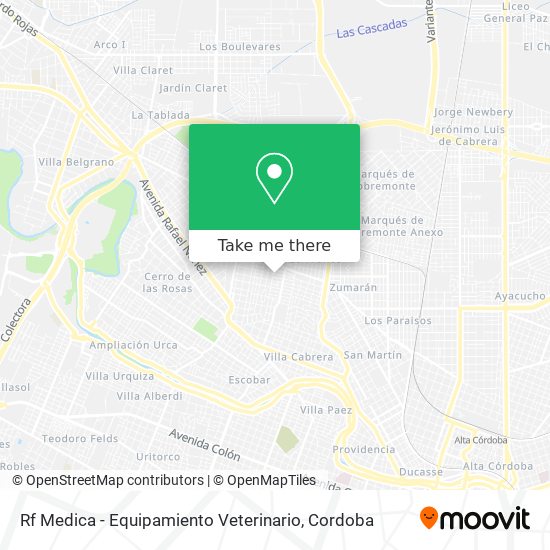 Mapa de Rf Medica - Equipamiento Veterinario