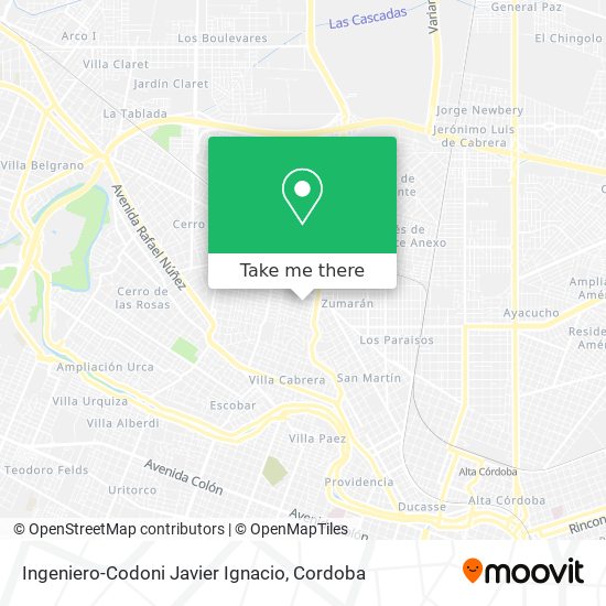Mapa de Ingeniero-Codoni Javier Ignacio