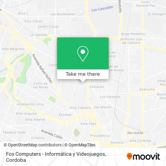 Fox Computers - Informática y Videojuegos map