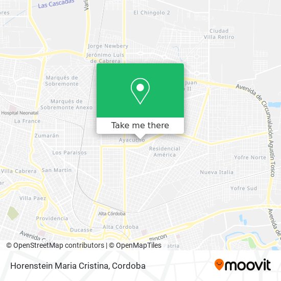 Mapa de Horenstein Maria Cristina