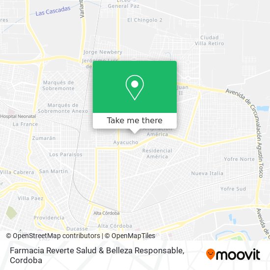 Farmacia Reverte Salud & Belleza Responsable map