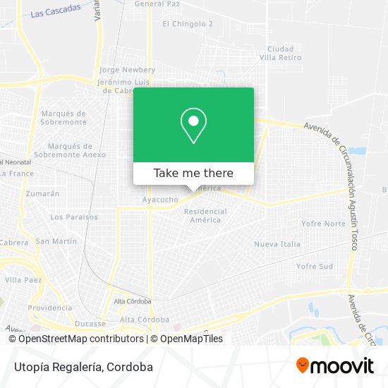 Utopía Regalería map