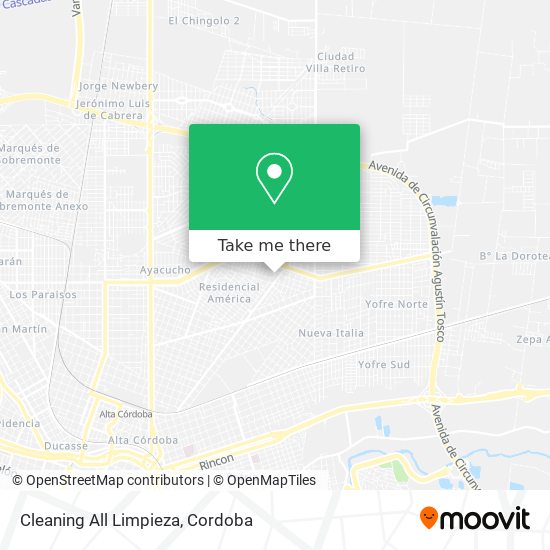 Mapa de Cleaning All Limpieza