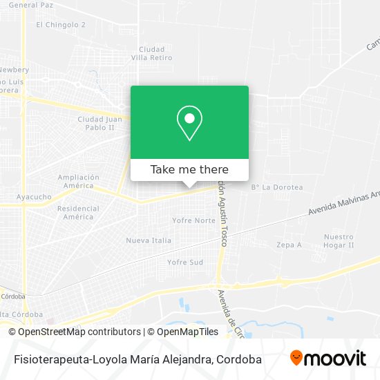 Fisioterapeuta-Loyola María Alejandra map