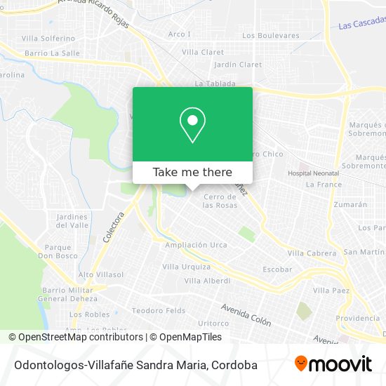 Odontologos-Villafañe Sandra Maria map