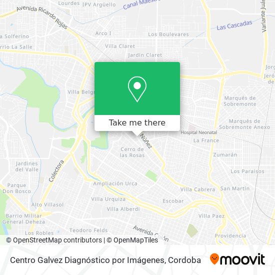 Centro Galvez Diagnóstico por Imágenes map