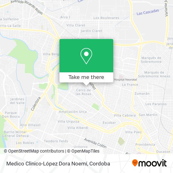 Medico Clinico-López Dora Noemí map