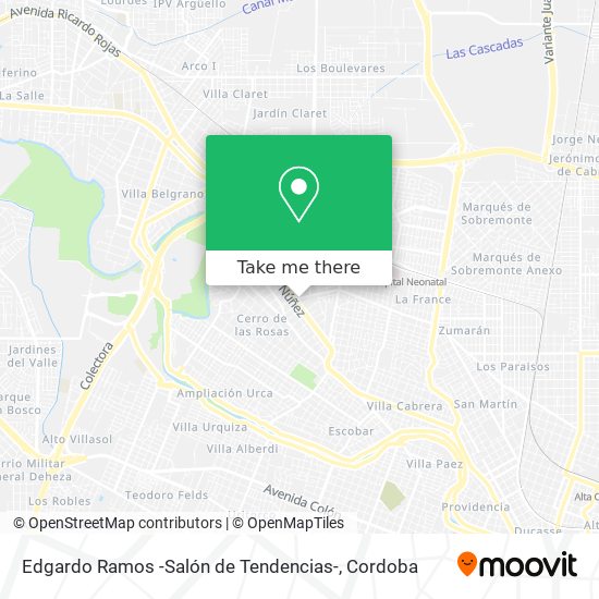 Edgardo Ramos -Salón de Tendencias- map