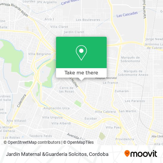 Mapa de Jardín Maternal &Guardería Solcitos