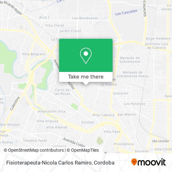 Fisioterapeuta-Nicola Carlos Ramiro map